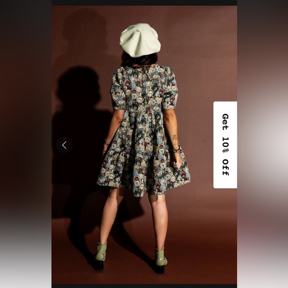 Dressed in Lala Sweetie Baby Jacquard Mini Dress in Teddy Bears - NWT - Picture 5 of 11